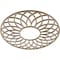 Ekena Millwork Cannes Wood Fretwork Pierced Ceiling Medallion, Hickory, 16"OD x 5 1/2"ID x 3/8"T CMWP16X16X0375CNHI - alternate 2